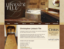 Tablet Screenshot of linbacktile.com